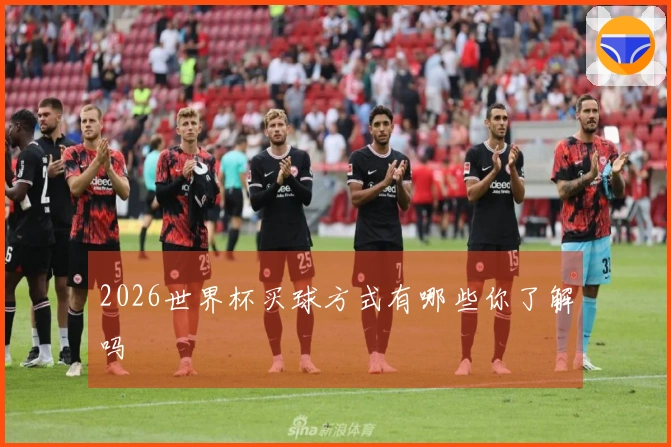 2026世界杯买球方式有哪些你了解吗